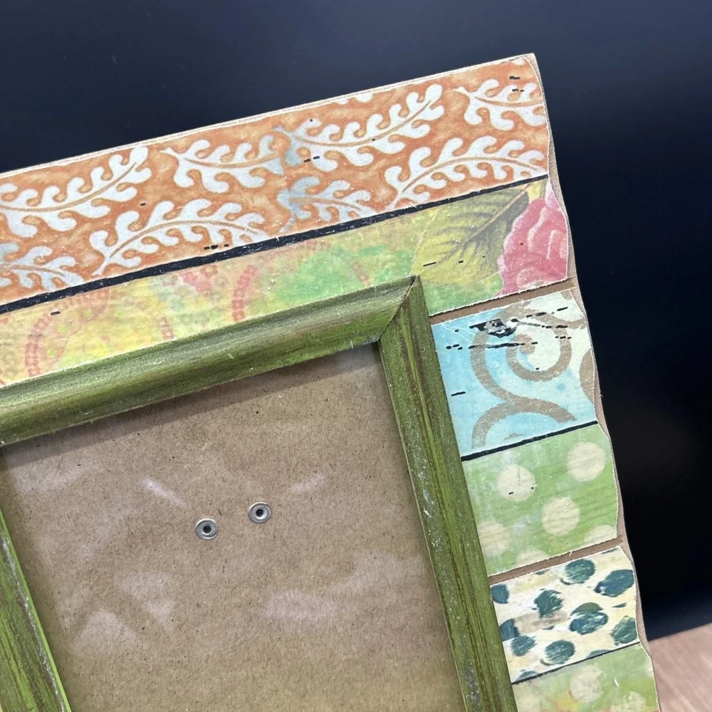 shabby chic Picture Frame 9.5‎ X 11.5 Fits 5x7 Photo📸📸📸📸📸📸📸